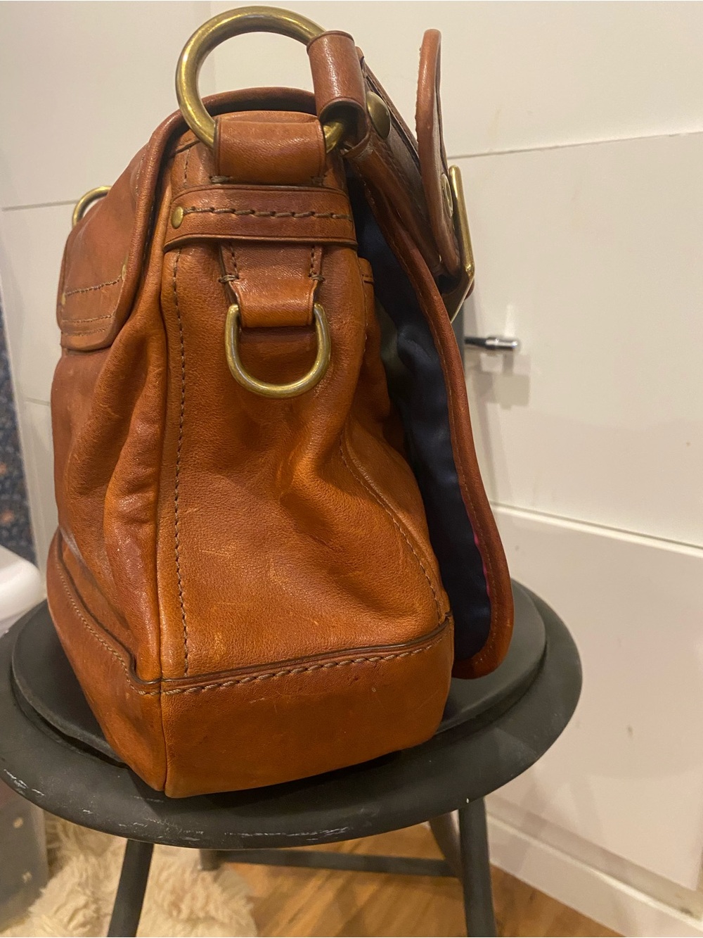 Coach 65th Anniversary Legacy Bag in Chestnut Brown - Picture 6 of 12